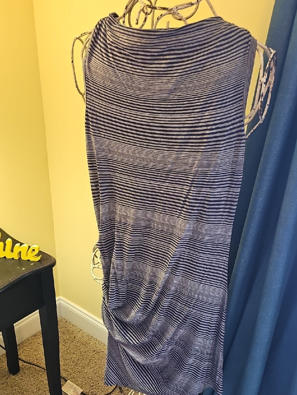 Mossimo Supply Co. Striped Tee in Blue and White